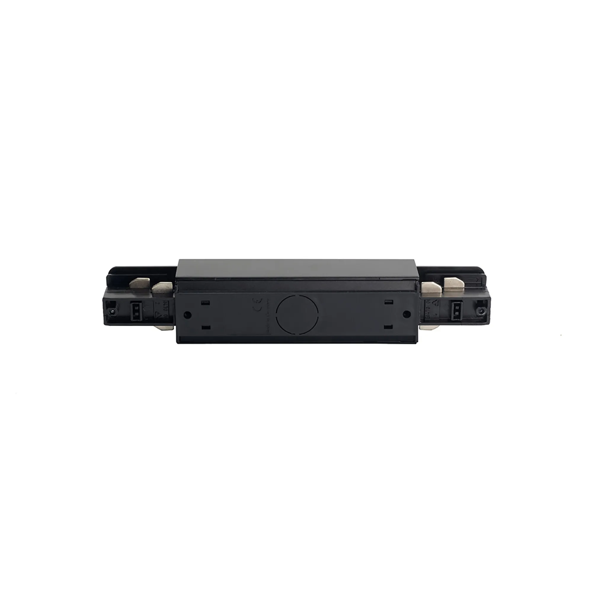 Straight Coupler With Feeding Option 3 Circuit Surface Mounted Track 555 1 1208 2  Eutrac 3 Circuit Surface-Black